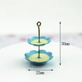 thumbnail image 2 of Accesorios de en miniatura Zulema Mini estante de Soporte de postre 1/12 Color azul, 2 of 8