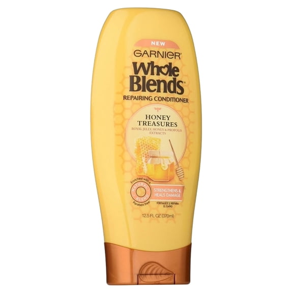 Garnier Whole Blends Repairing Conditioner, Honey Treasures Extracts 12.50 oz (Pack of 3)