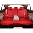 thumbnail image 2 of EKR Custom Fit Toyota Crown Car Seat Covers for 2023 2024 2025 Toyota Crown XLE, Limited, Platinum -Breathable Leather,Full Set Auto Seat Cover (Red), 2 of 7