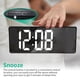 thumbnail image 4 of Xihbxyly Liquidación de Verano Reloj Despertador En Proyección, Nuevo Espejo, Pantalla Grande, Silencioso, Electrónico, Multifuncional, Intelectual, Digital, Luz Nocturna, Reloj de Escritorio, 4 of 7