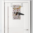thumbnail image 2 of Burnt Orange Hanging Pocket Organizer, Autumn Nature Concept Pattern with Repetitive Leaves and Berries, Printed Polyester Storage Bag with Pockets, 9" x 16", Multicolor, 2 of 2
