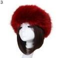 thumbnail image 2 of Fashion Fluffy Faux Fox Fur Women Hat Winter Ski Head Ear Warmer Headband Cap, 2 of 8