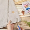 thumbnail image 3 of GORGECRAFT Primary Tufting Cloth Grey 24" x 24" Large Size Square Rug Backing Needlework Fabric Cloth for Knitting Crochet Punch Needle Cut Pile Rug Tufting Gun Rug-Punch Embroidery Gainsboro, 3 of 7