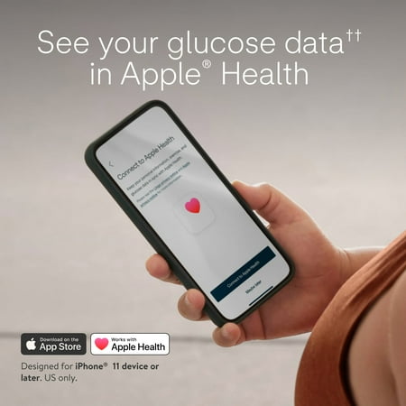 Lingo Continuous Glucose Monitor (CGM) & App. Made by Abbott. Know the Impact of What You Eat. 1 Lingo Biosensor Lasts Up To 14 Days* Works with IOS and Android. US Only.