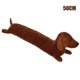 thumbnail image 1 of Adorable almohada de peluche para abrazar, colección de cojines de peluche con forma de perro salchicha de patas cortas para el hogar y la oficina, 50 cm, 1 of 5