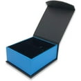 thumbnail image 3 of 1 Qty - Egyptian-Blue Magnetic Flap Earring / Pendant Jewelry Box - Textured Gift Box, 3 of 3
