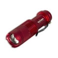 thumbnail image 2 of Red Tactical Mini LED Flashlight - Heavy Duty Metal Shell - Ultra Bright 300 Lumen Survival Camping Light - By Sakeen, 2 of 5