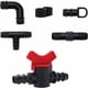 thumbnail image 2 of 54 piezas de accesorios de riego para tubos de 16 mm, conector de tubería de agua de riego, conectores de tubería de púas para sistema de riego, conectores de púas sistemas de riego, 2 of 6