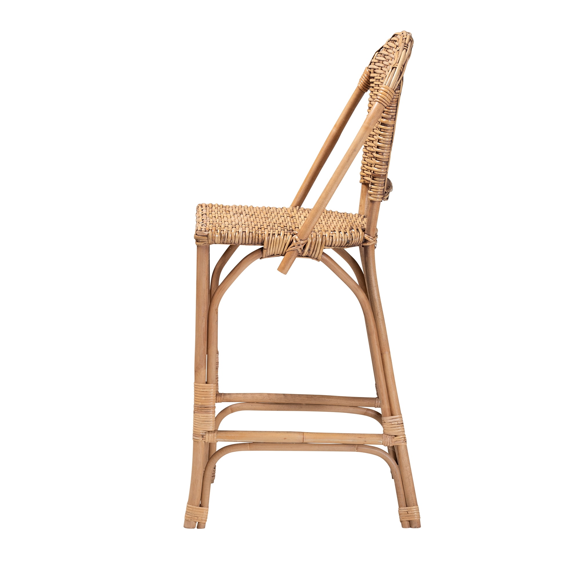 Nirvana bar discount stool natural rattan