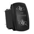 thumbnail image 2 of HAHDAXIA Blue Led Fan Override Rocker Switch with Jumper Wires 5Pin ON-Off SPST Toggle Switch for The ARB/Carling/NARVA 4x4 Caravan Automotive Dash Board 12V/20A 24V/10A, 2 of 6