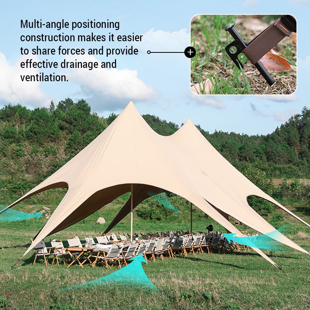 Tents,Outdoor Canopy Portable Uv-proof Sun Canopy Pointed-roof