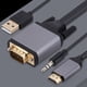 thumbnail image 2 of Cable convertidor compatible con HDMI a VGA HD 1080P para proyector de computadora portátil, 2 of 8