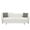 Beige A, variant on Aukfa 115" Cloud Sectional Sofa U Shape Modular Boneless Couch for Living Room, 2 Ottoman&Pillows, Corduroy, Black