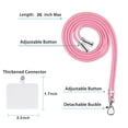 thumbnail image 3 of Allytechgroup Compatible with iPhone 16 Pro Max Case with Lanyard, Slim Lightweight Shockproof Bumper Phone Case for iPhone 16 Pro Max for Wome Girls, Pink, 3 of 7