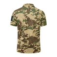 thumbnail image 5 of Mens Camo Polo Shirts Quick Dry Short Sleeve Golf T Shirt Performance Moisture Wicking Casual Workout Tops, 5 of 6