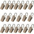 thumbnail image 1 of 20 Curtain Clips W/hook - Antique Brass, 1 of 4