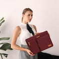 thumbnail image 4 of MOSISO Laptop Sleeve Carrying Case Compatible with 13-13.3 inch MacBook Air 13 / Pro 13 / Pro 14/ HP Dell Asus Acer Lenovo Notebook, 360 Protective Computer Handbag Briefcase with Handle, 4 of 7