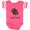Football Pink and White, variant on Trick or Treat Cerberus Rottweiler Boys or Girls Baby Bodysuit