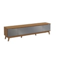 thumbnail image 2 of Mueble TV 85" Kappesberg 218cm con 3 Puertas Canela/Gris, 2 of 11
