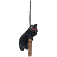 thumbnail image 5 of Ebros Black Cat With Witch Hat And Happy Halloween Sign Wall Ceiling Hanger, 5 of 6