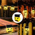 thumbnail image 4 of Wosthever 8 Uds. De luz de energía Solar, lámpara de calabaza, farol de valla, decoración, luces decorativas, instalación práctica, suministros de Iluminación y accesorios Wosthever HA014112-00, 4 of 6
