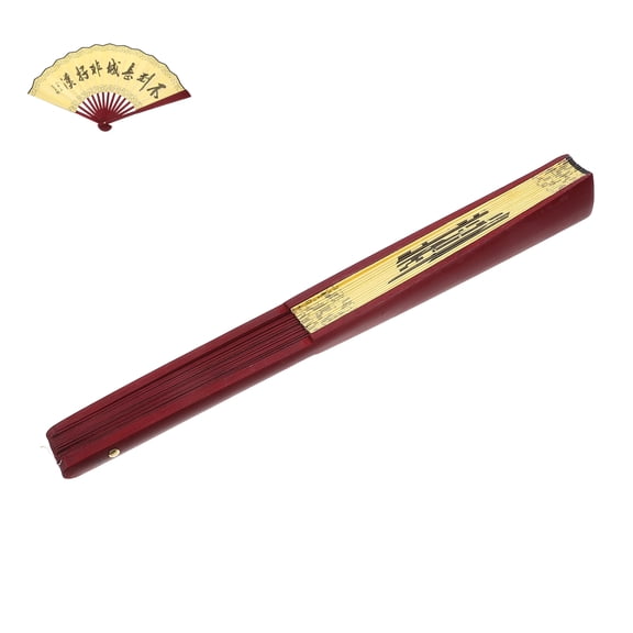 PTOOTP Durable Multi Color Hand-Painted Silk Folding Fan for Performance and Elegance