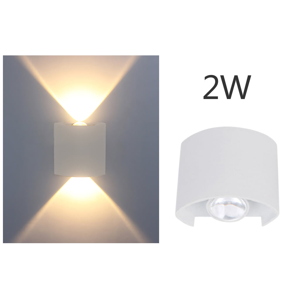 Up/Down 4W LED Wall Sconce Light Fixture Triangle Lamp Dimmable/N Bedroom Office 