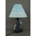 thumbnail image 3 of Lampe de Table Blanche avec Abat-Jour Imprimé Nuage, 3 of 5