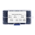 thumbnail image 2 of 500 Pcs Vis 3mm Acier au Carbone Autotaraudage Vis Kit d'Assortiment de Bois, 2 of 7