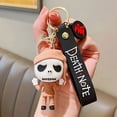 thumbnail image 3 of Cute Pumpkin Doll Keychain - Perfect for Halloween and School Bags - Unique Skull Jack Design - Durable Car Key Ring, 3 of 4