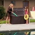 thumbnail image 4 of Rubbermaid Deck Box, Extra Large, 134 Gallon, Brown, 4 of 8