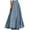 Light Blue, variant on YOUSNH Womens Fashion Casual High Waist Fold A Dress Soild Vintage Loose Beach Wrap Maxi Long Skirt Pleated Skirts for Women Beige L