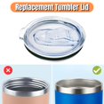 thumbnail image 3 of Tapas de repuesto, paquete de 4 unidades, 1,2 L, compatibles con el vaso Silver Buffalo, 3 of 6