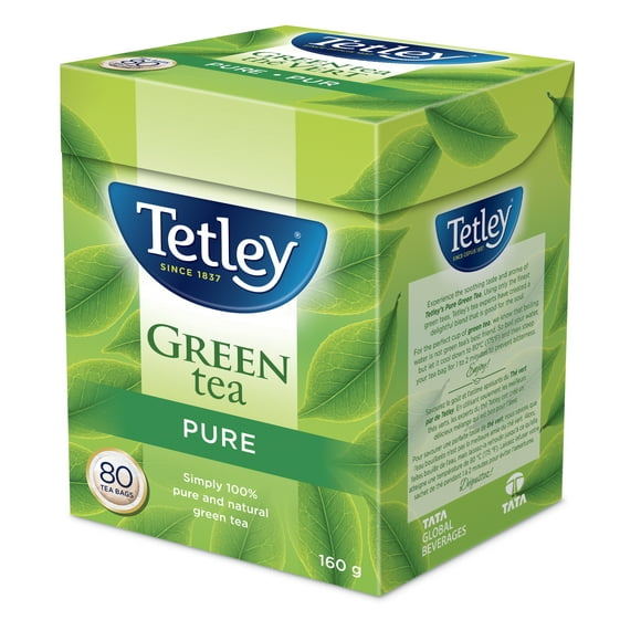 Tetley Pure Green Tea, 80ct Green Tea Tetley