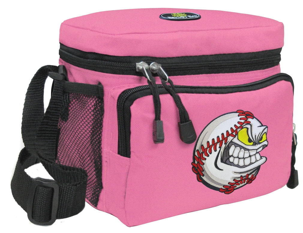 Baseball Fan Lunch Bag Baseball Lunchbox Cooler ADJ SHOULDER STRAP 