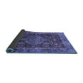 thumbnail image 2 of Ahgly Company Indoor Rectangle Abstract Blue Modern Area Rugs, 2' x 3', 2 of 4