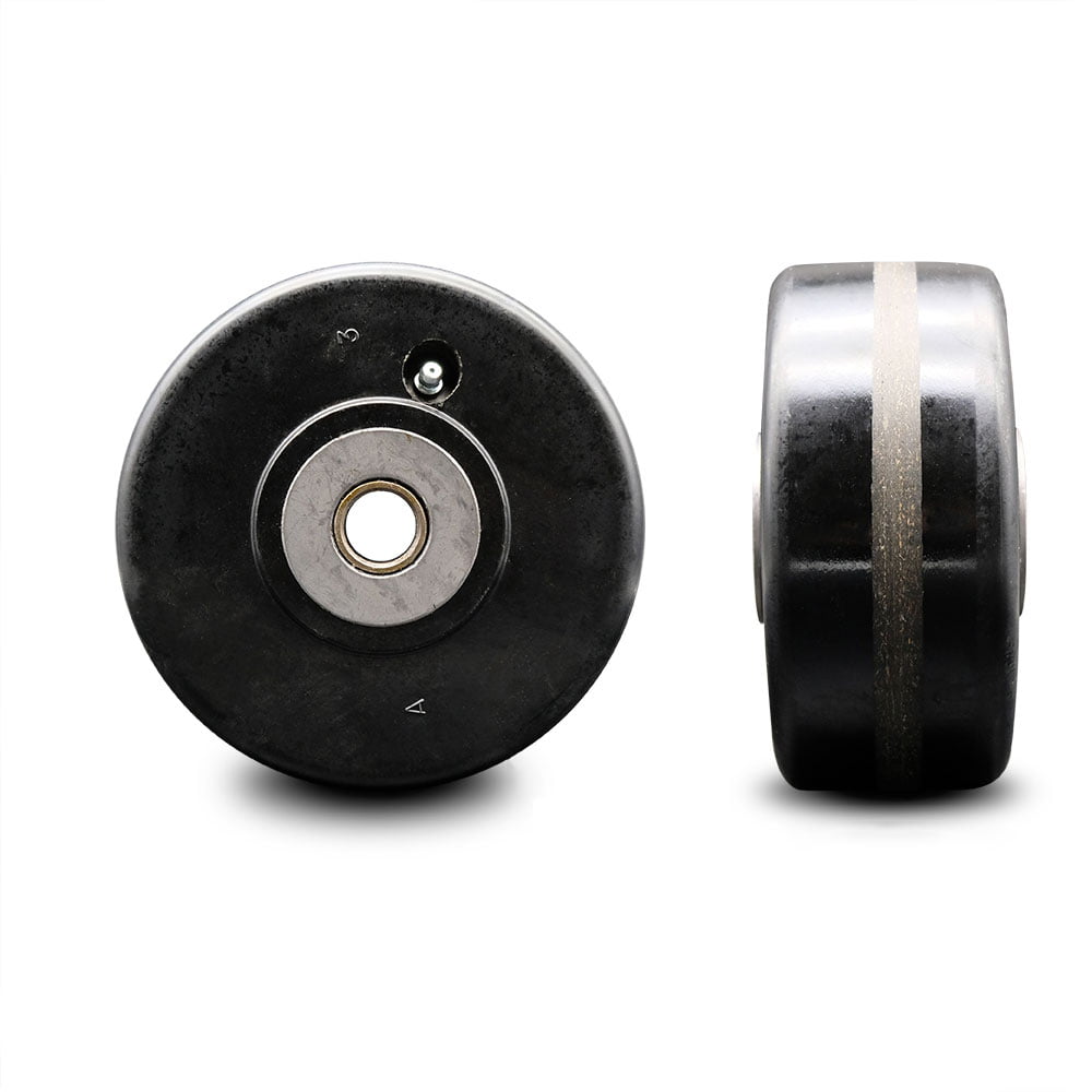 Wheels with Fixed Wheels Nylon Wheel top Plate 4.57 inches in Diameter 330 lb 4 Pieces Capacity 
