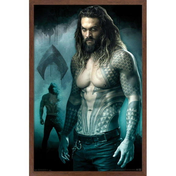 DC Comics Movie - Justice League - King of Atlantis Wall Poster, 14.725" x 22.375", Framed