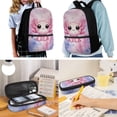 thumbnail image 2 of Uorisanigo Pink AxolotlSchool Backpack, Insulated Lunch Box Tote Bag, Stationery Pencil Case Bag, Water Bottle Sleeve 4 Pack Back to School Bags Gift for Boys Girls, 2 of 7
