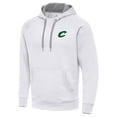 thumbnail image 2 of Men's Antigua White Cleveland Cavaliers St. Patrick's Day Victory Raglan Pullover Hoodie, 2 of 4