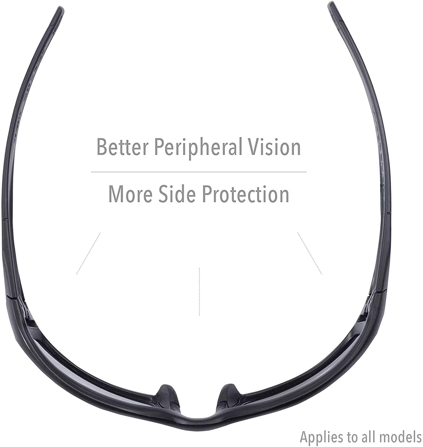 Hypershock, Safety Glasses, HydroShield(R) Anti-Fog, Clear Lens, Brown Frame, Full-Frame