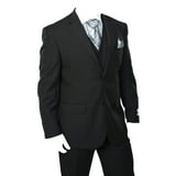 Men's Three Piece Classic Fit Suit - Walmart.com