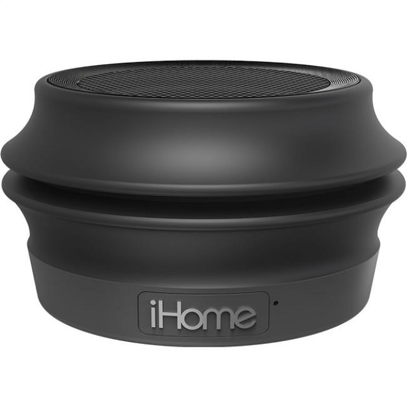 iHome Portable Bluetooth Speaker with Charges MP3 Player, Black, iBT61BC - image 2 of 2