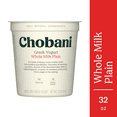 thumbnail image 2 of Chobani Whole Milk Greek Yogurt Plain 32 oz Tub, 2 of 12