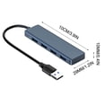 thumbnail image 2 of NARABB 4-Port USB 3.0 Slim Data Hub, For Pro, For Notebook PC, For USB Flash Drives, For Mobile HDD, And More, 2 of 3