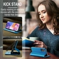 thumbnail image 5 of KONEE Phone Case Compatible with Samsung Galaxy A23 4G,Leather Case PU Leather Flip Phone Case with [Card Slot] [Stand Function], Foldable Phone Case for Samsung Galaxy A23 4G Case - Blue, 5 of 7
