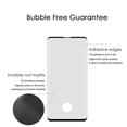 thumbnail image 4 of Samsung Galaxy S10 Plus S10+ Screen Protector Tempered Glass FULL Glue Screen Cover Saver HD Clear [9H, High Sensitivity, Case Friendly, 3D Curved Edgeless] for Samsung Galaxy S10+ S10 PLUS 6.4", 4 of 6