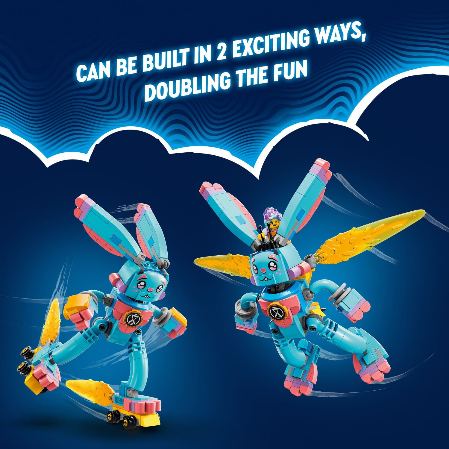 LEGO DREAMZzz Izzie and Bunchu Bunny Building Toy Set, 2 Ways