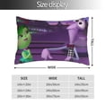 thumbnail image 2 of Lsque inside out 2 Pattern Bedding Waterproof Pillow Protector Zippered Queen – Bed Bug Proof Pillow Encasement-20"x30", 2 of 6