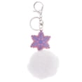 thumbnail image 2 of de sintica Llavero Llavero Llavero Bolsa Decoración Colgante de nieve y Blanco Hugo Faux Fur Ball Plush Pendant, 2 of 7